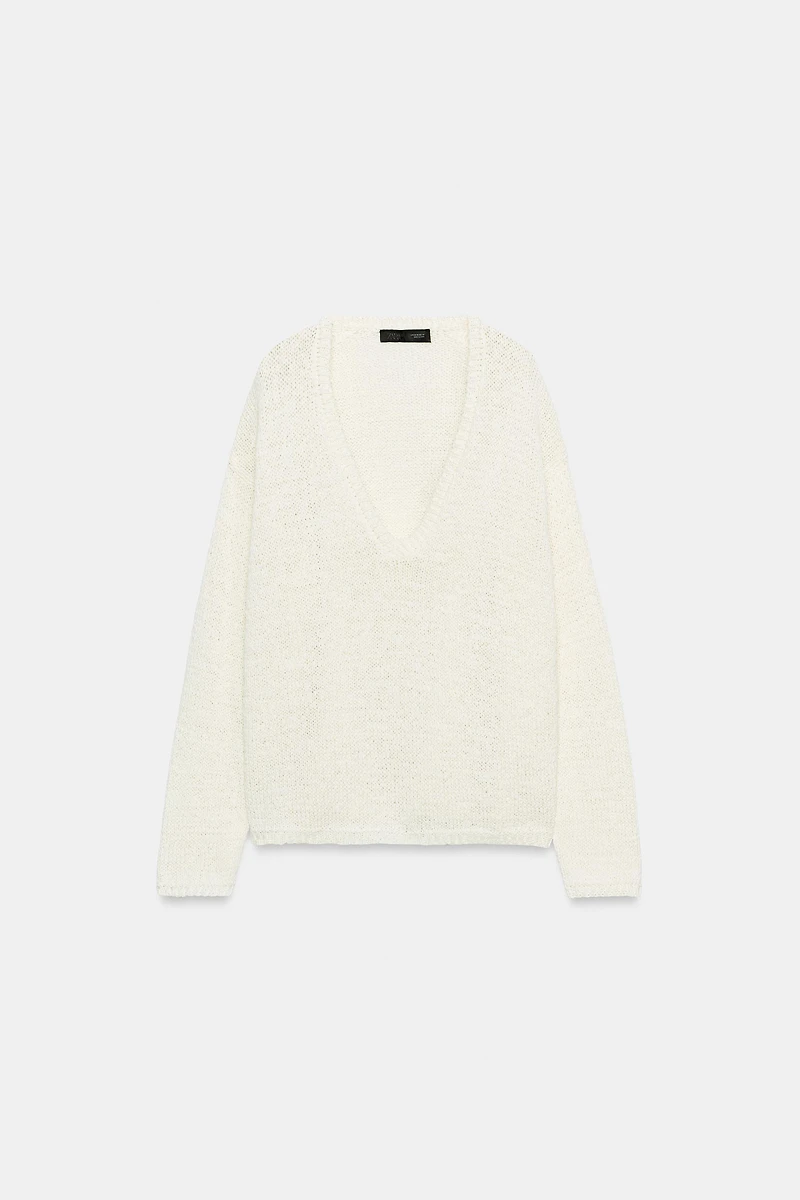 V-NECK KNIT JUMPER