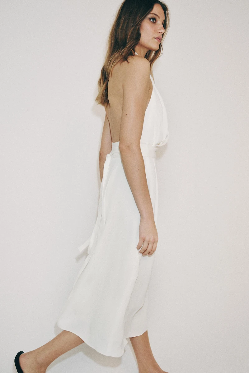 FLOWY HALTER DRESS ZW COLLECTION