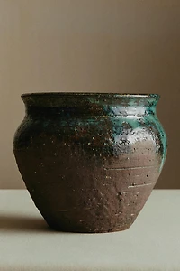 TERRACOTTA DRIP VASE