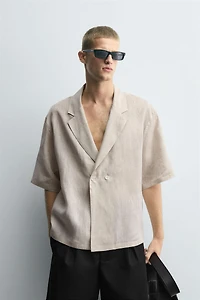 CHEMISE KIMONO 100 % LIN