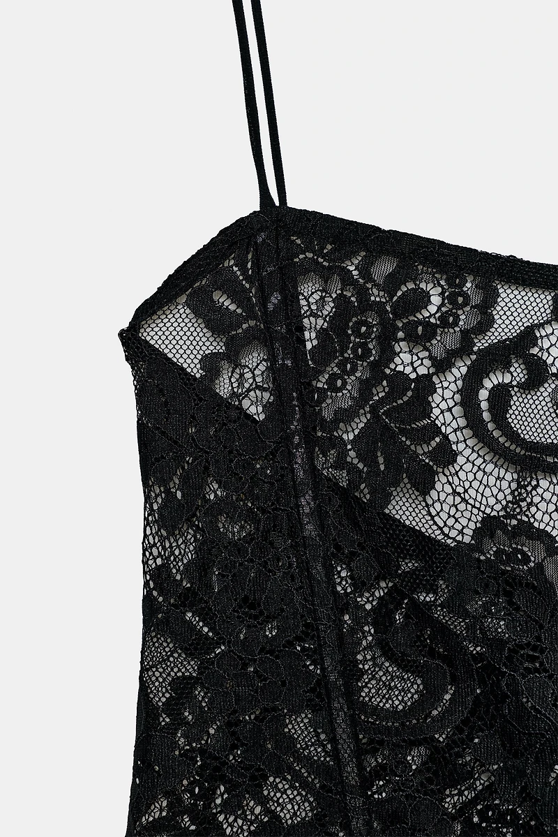 LACE CORSET TOP
