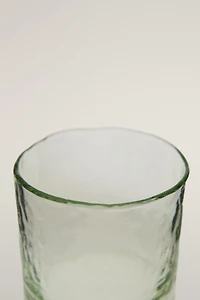 HAMMERED GLASS TUMBLER
