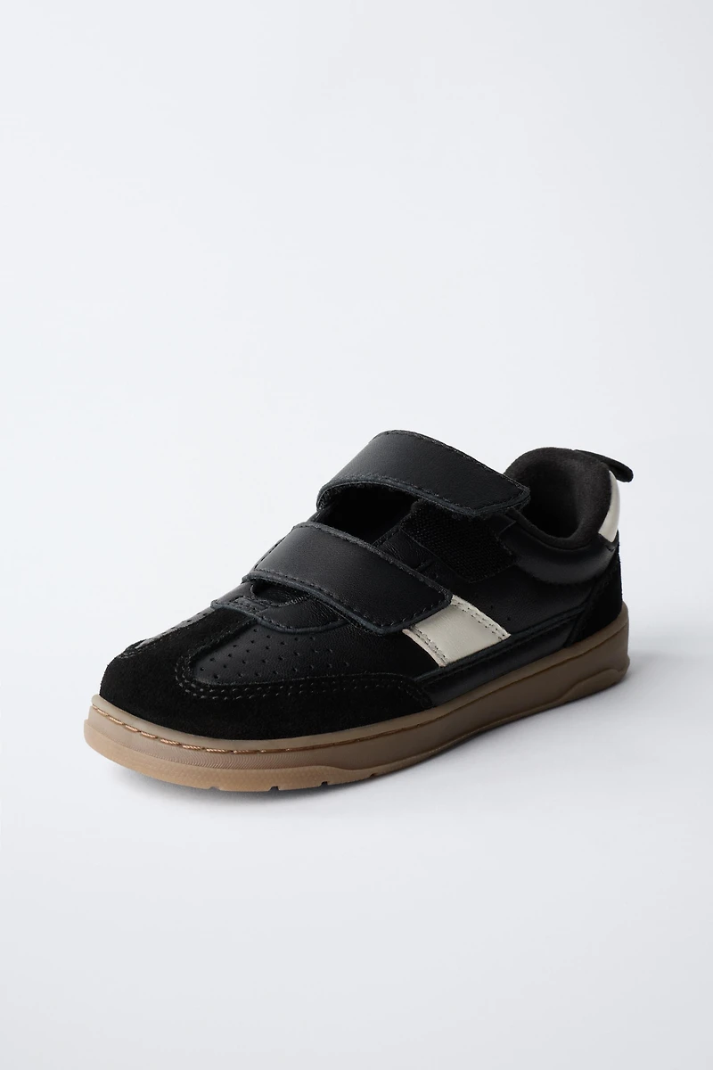 LEATHER BAREFOOT STRAP SNEAKERS
