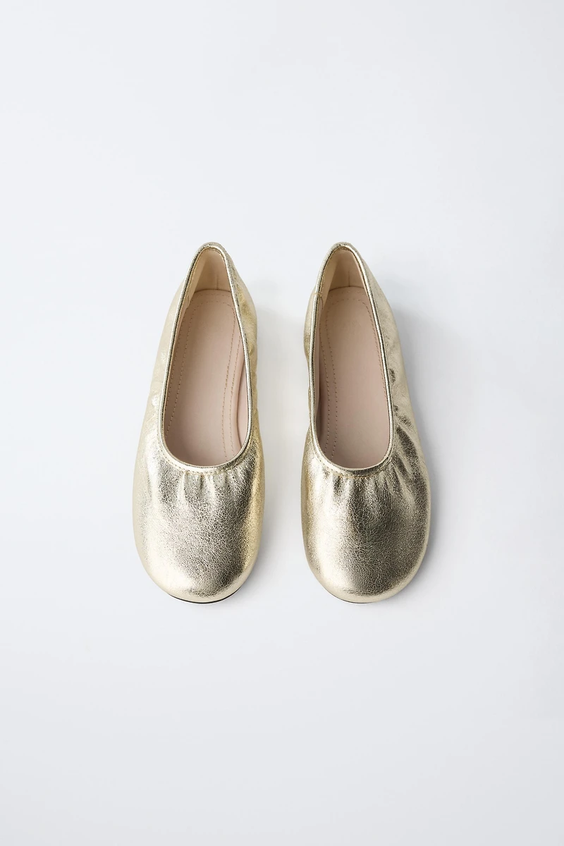 BALLERINES MÉTALLISÉES