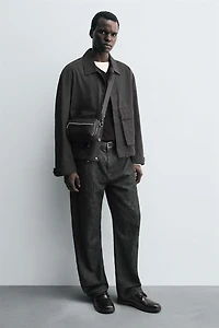 TEXTURED CROSSBODY BAG