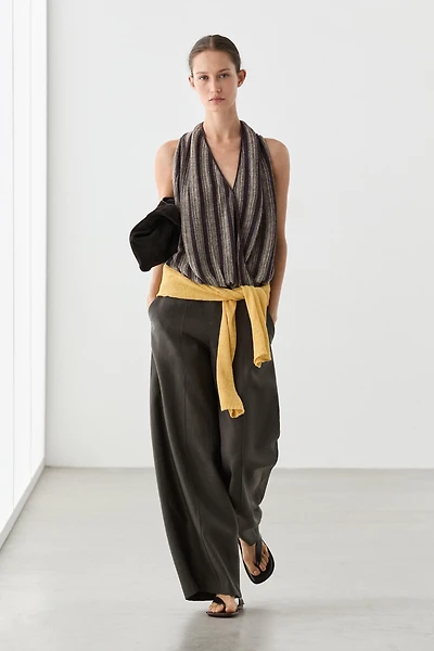 Pantalon fluide 100 % lin