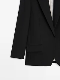 Veste de tailleur en crêpe