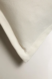 COTTON PERCALE THROW PILLOW COVER
