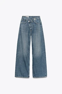 JEAN TRF WIDE LEG TAILLE HAUTE CROISÉE