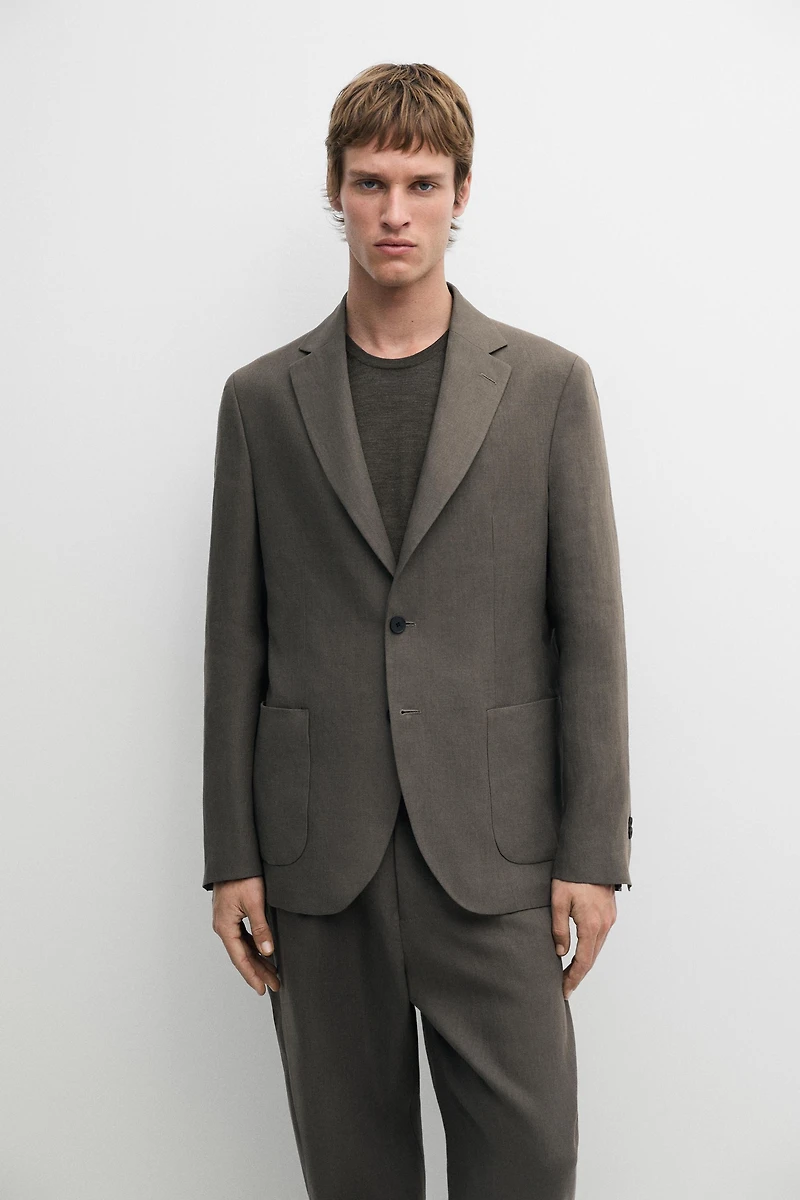 Veste de costume 100 % lin