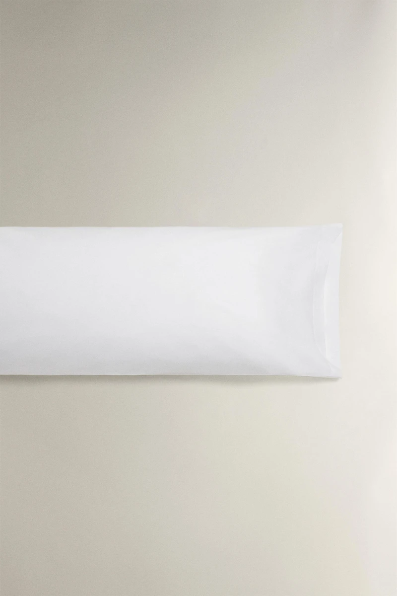 PERCALE COTTON PILLOWCASE WITH FLANGE (500 THREAD COUNT)