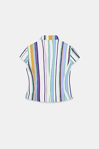STRIPED FIREMAN CLASP TOP