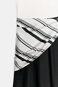 COMBINED SCARF MIDI DRESS