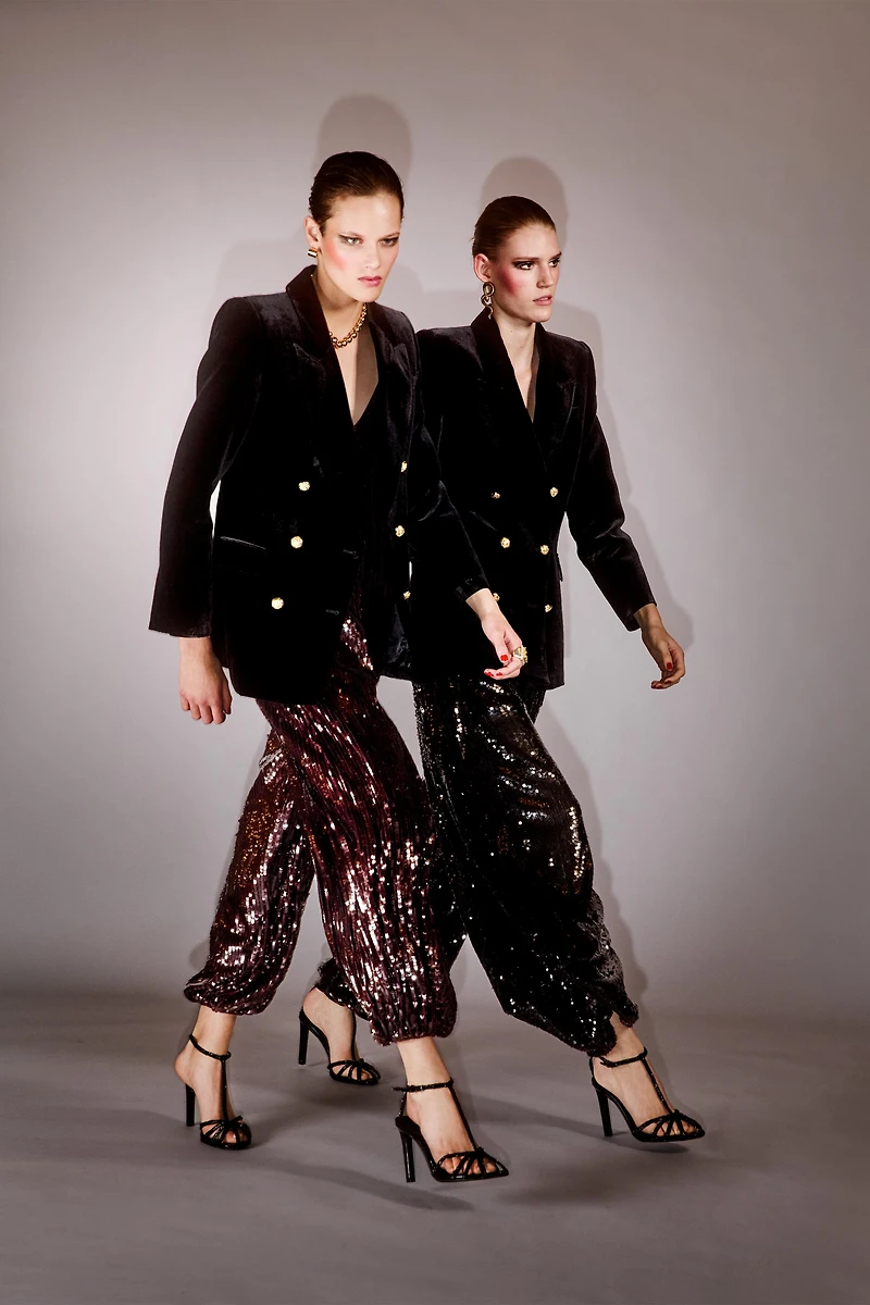 BLAZER EN VELOURS ZW COLLECTION LIMITED EDITION