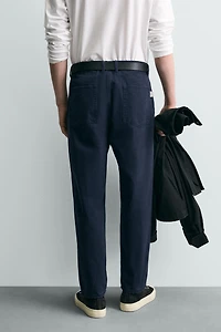 PANTALON CARROT FIT DÉLAVÉ