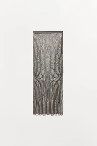 JUPE SEMI-TRANSPARENTE FANTAISIE