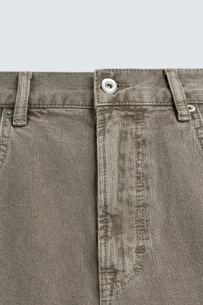 BERMUDA DENIM BALLOON FIT STRUCTURÉ