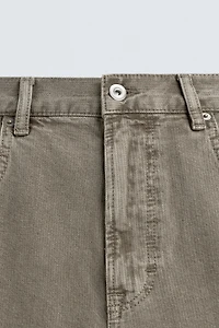 BERMUDA DENIM BALLOON FIT STRUCTURÉ