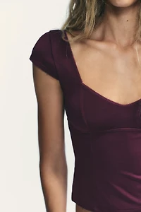 LYOCELL LACE TOP