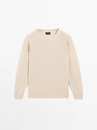 Pull oversize en maille 100 % lin