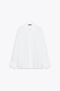 CHEMISE BOUTONS ASSORTIS 100 % LIN