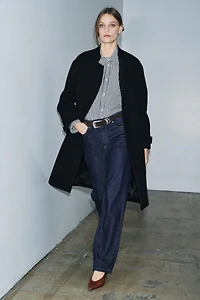 ZW COLLECTION HI-RISE STRAIGHT LEG JEANS