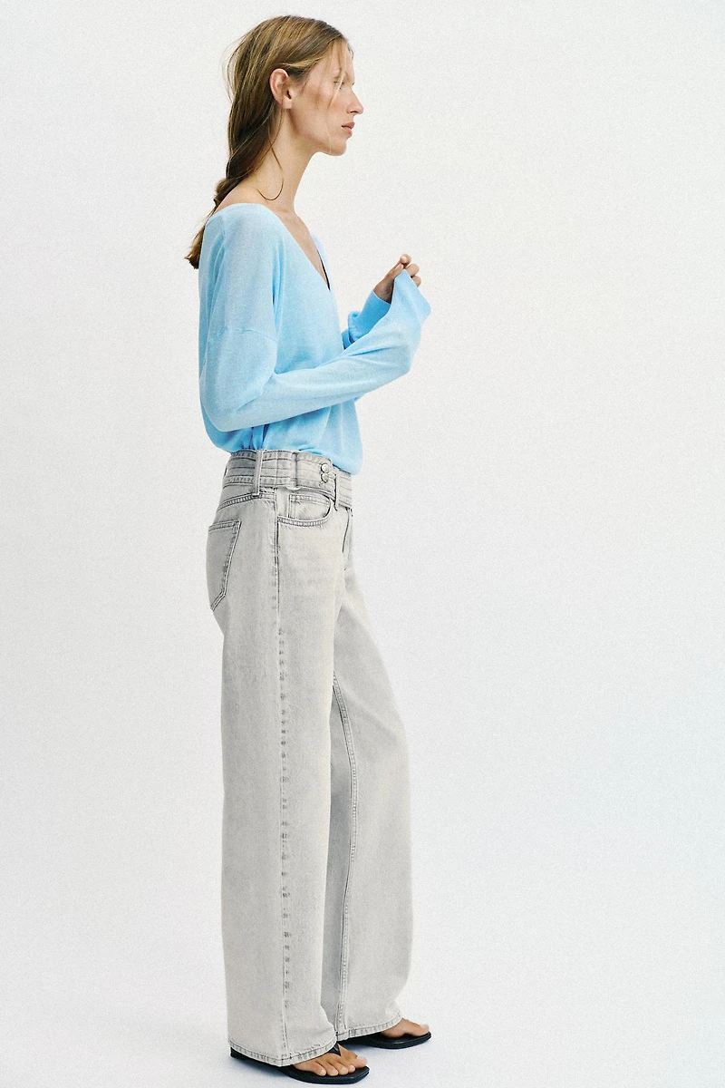 Z1975 LOW RISE STRAIGHT LEG JEANS WITH BELT
