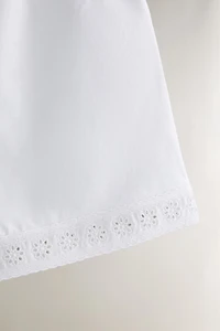 LACE COTTON SHORTS