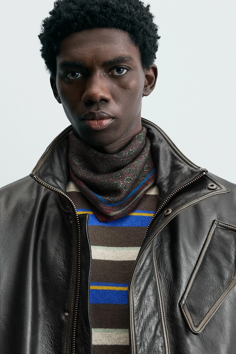 FOULARD EN LAINE ET SOIE À IMPRIMÉ CACHEMIRE ÉDITION LIMITÉE