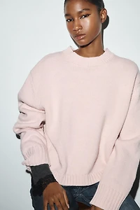 KNIT JUMPER WITH BACK DETAIL