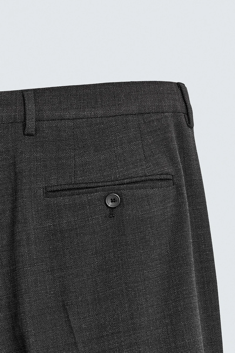 PANTALON DE COSTUME STRUCTUR