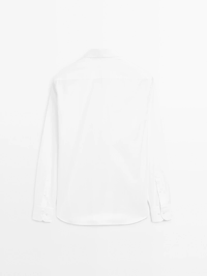 Regular-fit 100% cotton shirt