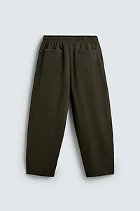 WASHED BALLOON FIT JOGGING PANTS