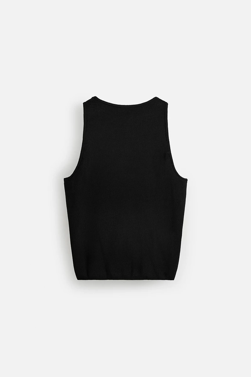 KNIT TANK TOP