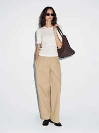 Wide-leg trousers