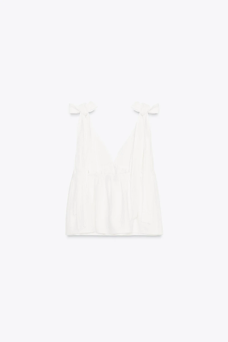 TOP À LACETS