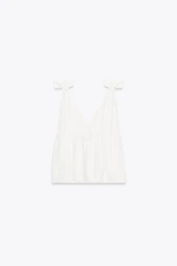 TOP À LACETS