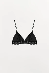 LACE TRIANGLE BRALETTE