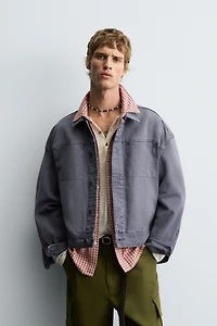 WASHED BOXY FIT JACKET