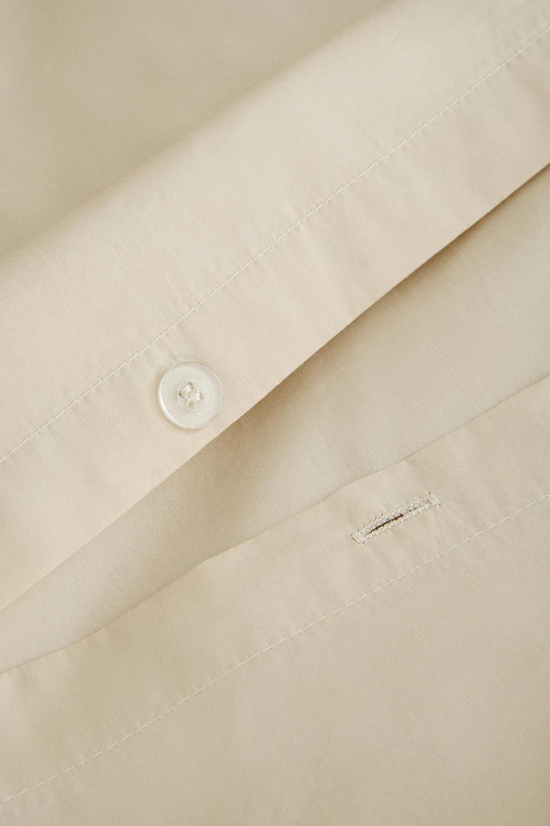 PERCALE COTTON DUVET COVER ( THREAD COUNT