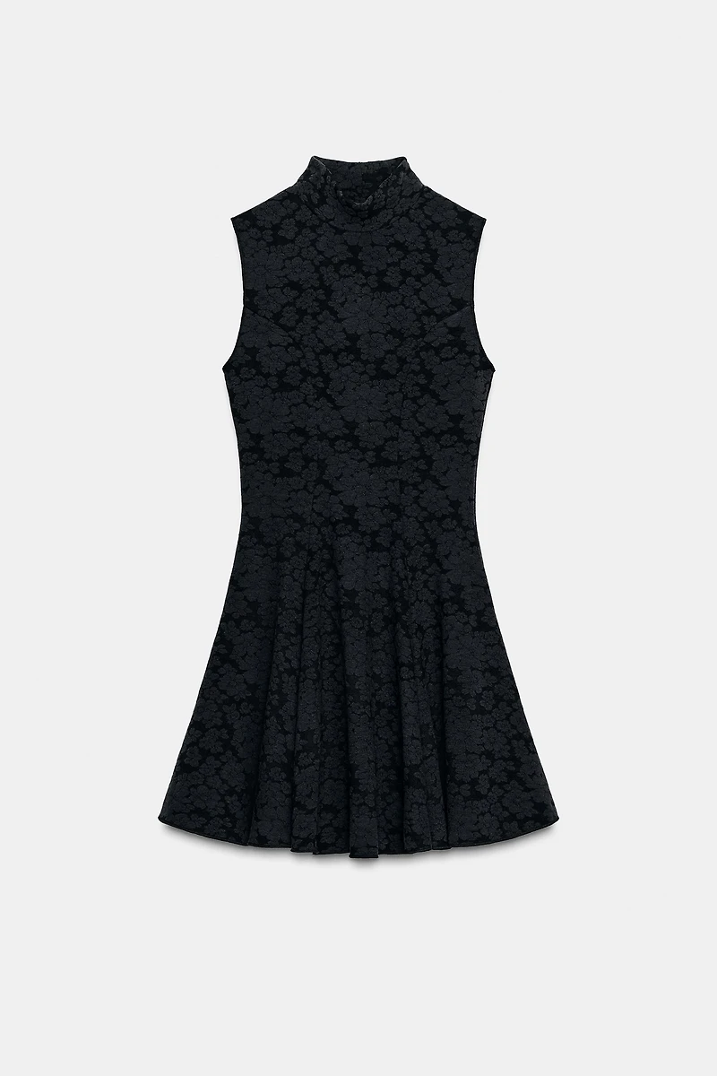 SHORT JACQUARD DRESS