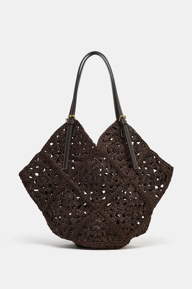 WOVEN BODY SHOPPER BAG