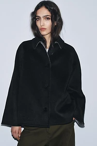 WOOL BLEND JACKET ZW COLLECTION