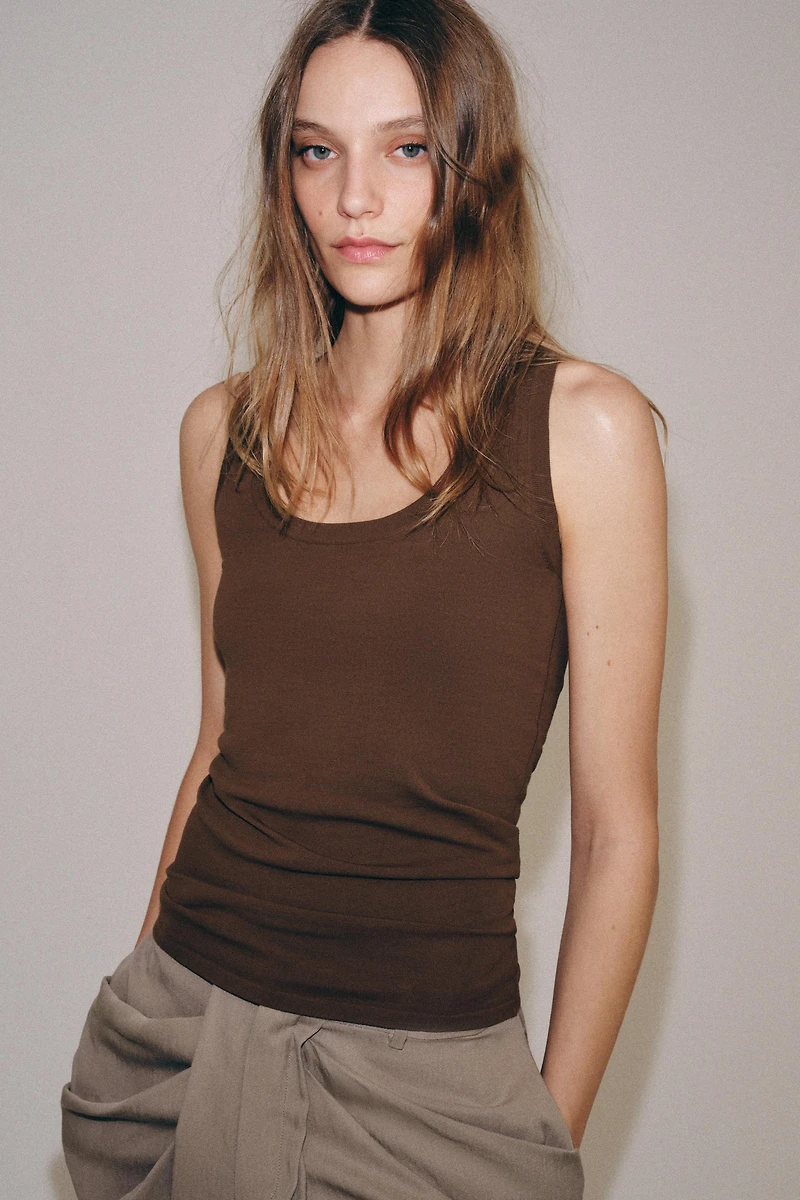 TOP EN MAILLE EXTRAFINE