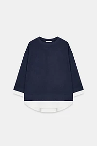 SWEAT BIMATIÈRE MANCHES LONGUES
