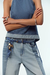 JEAN Z1975 WIDE LEG TAILLE HAUTE COMBINÉ