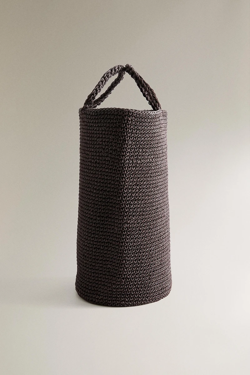 WOVEN EFFECT BAG
