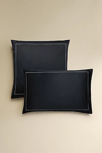 SATEEN PILLOWCASE WITH TRIM (500 THREAD COUNT)