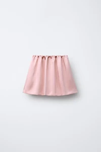 SATIN BOW SKORT