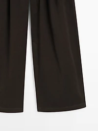 Pantalon large à pinces